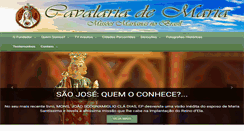 Desktop Screenshot of cavalariademaria.org